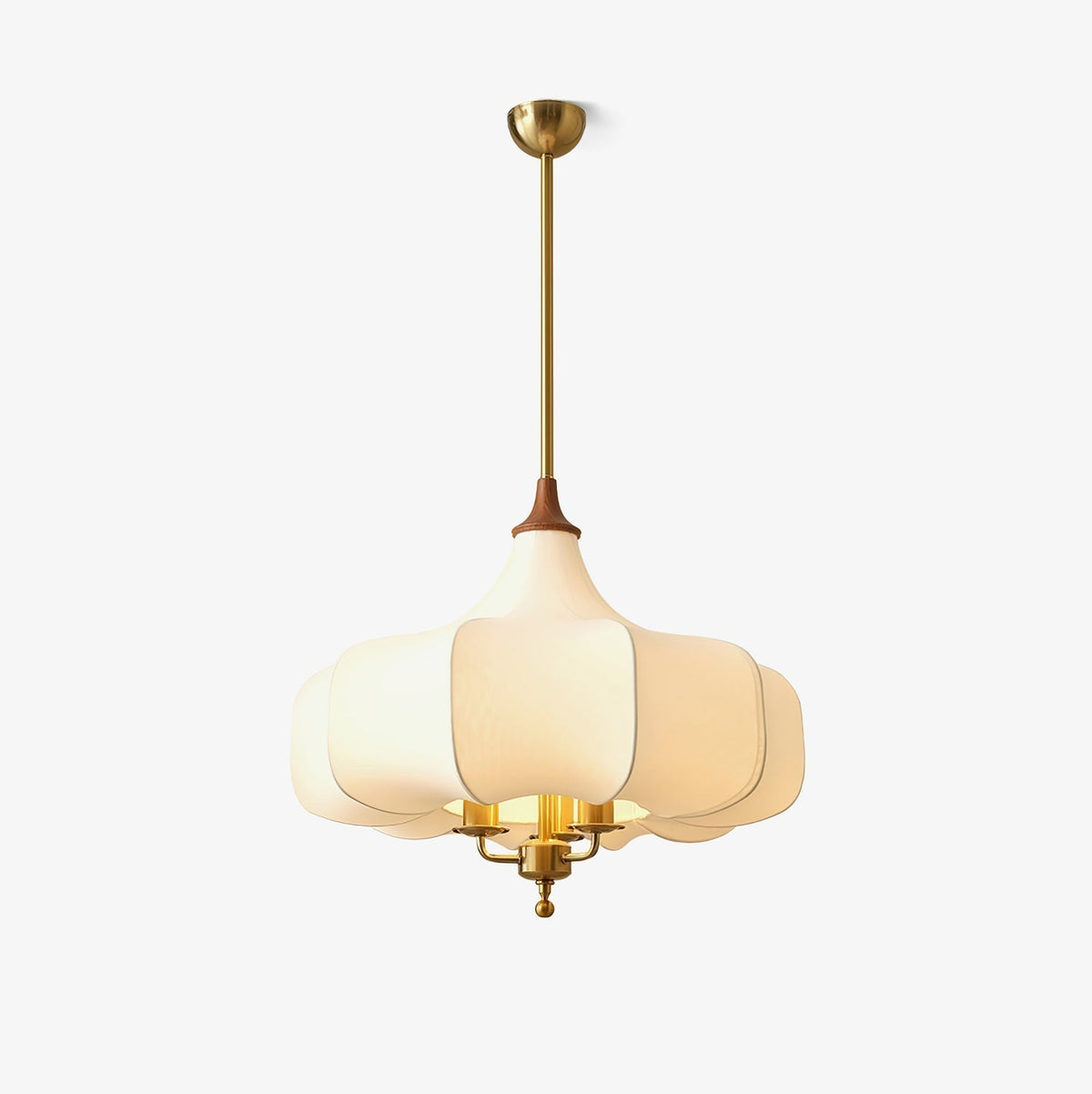Fioren Tissu Bois Pendentif Lumière - Neutralighting