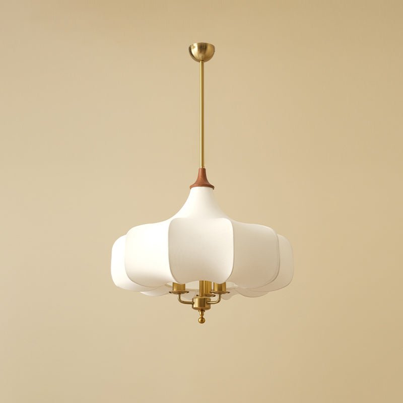 Fioren Tissu Bois Pendentif Lumière - Neutralighting