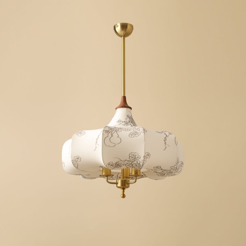 Fioren Tissu Bois Pendentif Lumière - Neutralighting
