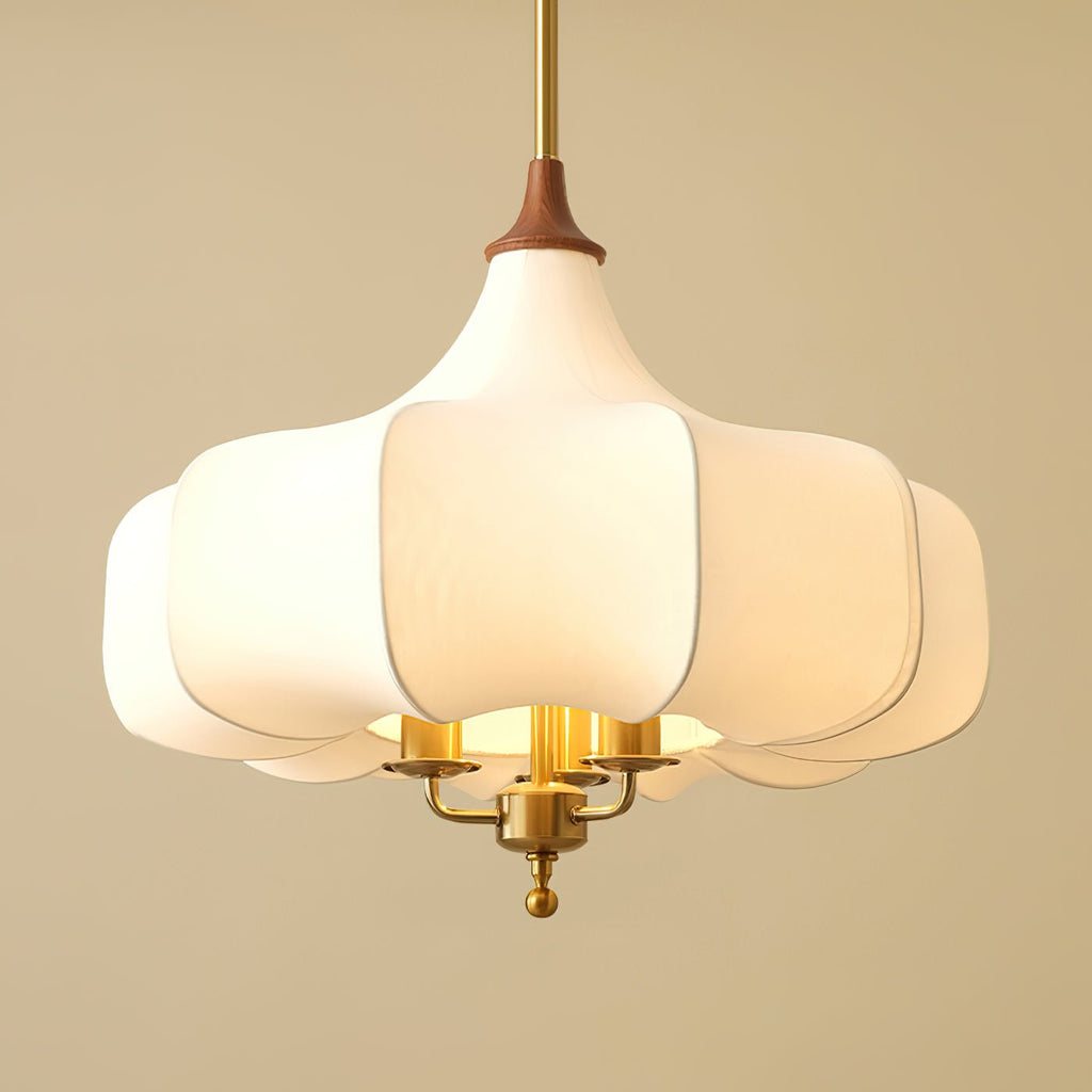 Fioren Tissu Bois Pendentif Lumière - Neutralighting