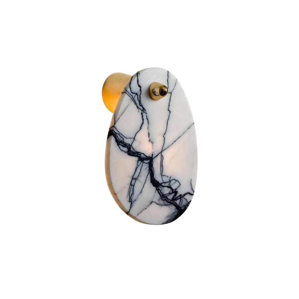 Norduvys Moderne Luxuriouse Métal Marbre Applique Murale - Neutralighting