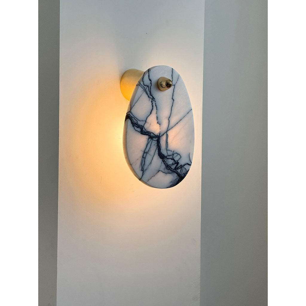 Norduvys Moderne Luxuriouse Métal Marbre Applique Murale - Neutralighting