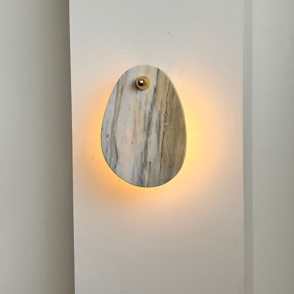 Norduvys Moderne Luxuriouse Métal Marbre Applique Murale - Neutralighting