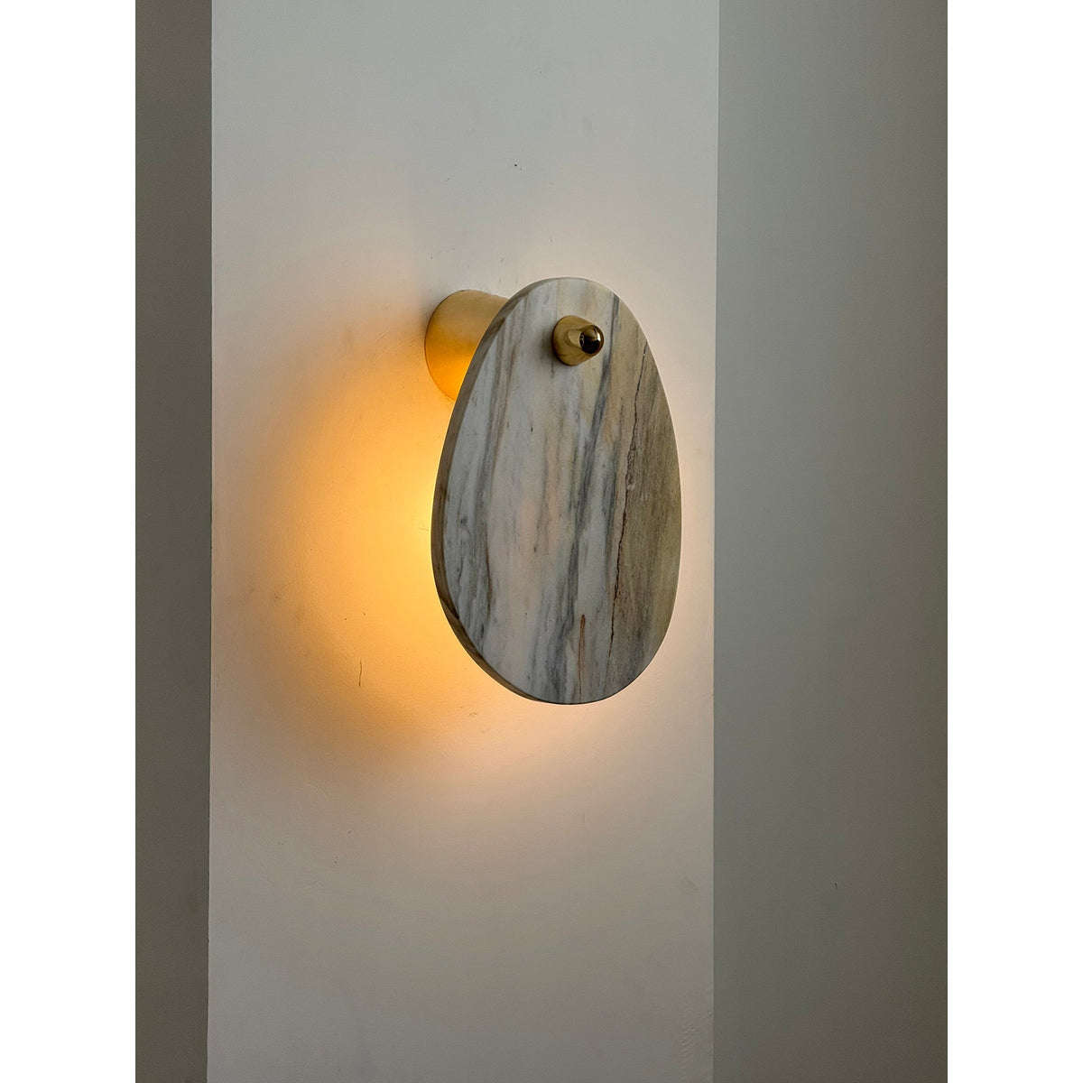 Norduvys Moderne Luxuriouse Métal Marbre Applique Murale - Neutralighting