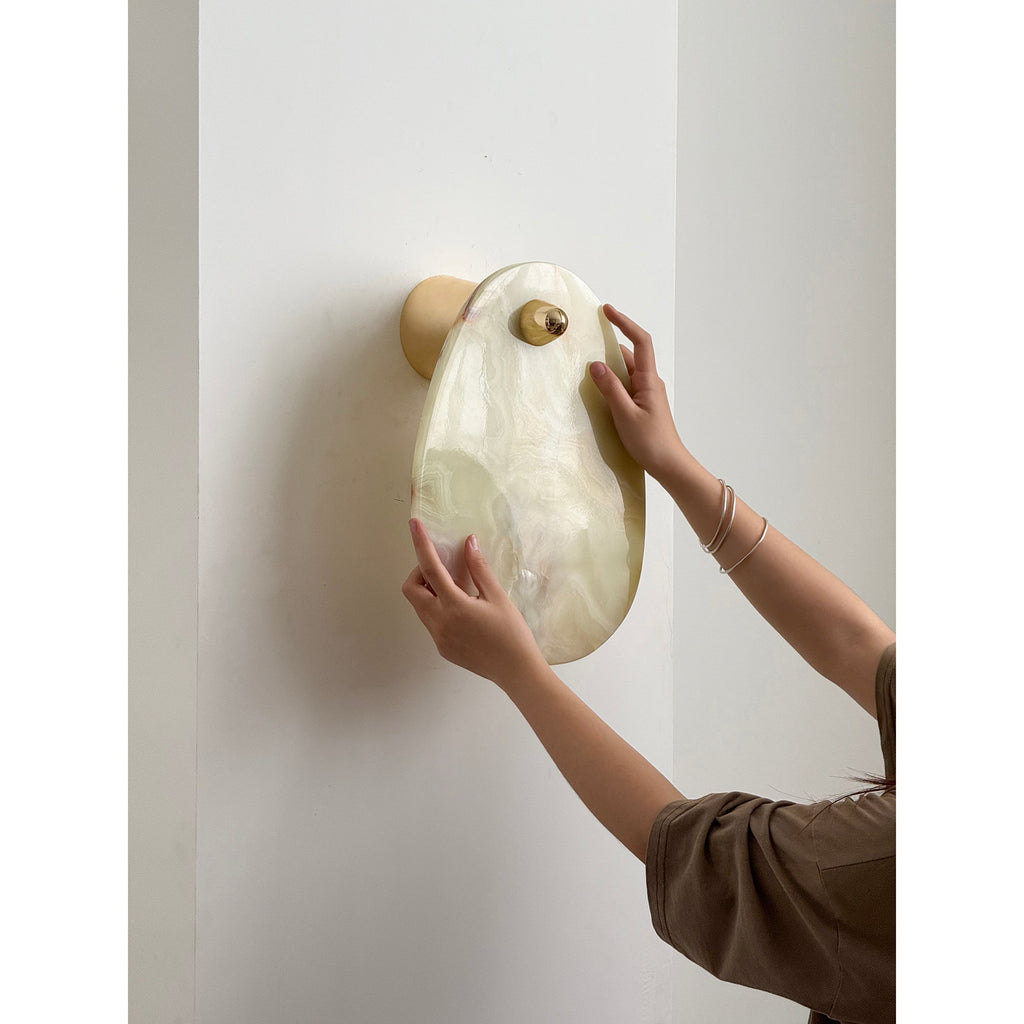 Norduvys Moderne Luxuriouse Métal Marbre Applique Murale - Neutralighting
