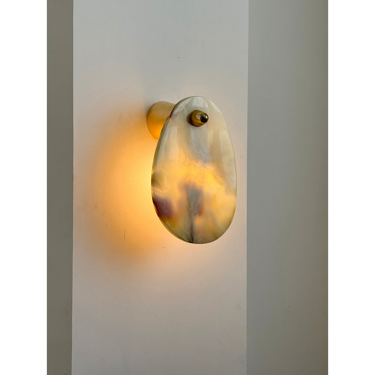 Norduvys Moderne Luxuriouse Métal Marbre Applique Murale - Neutralighting