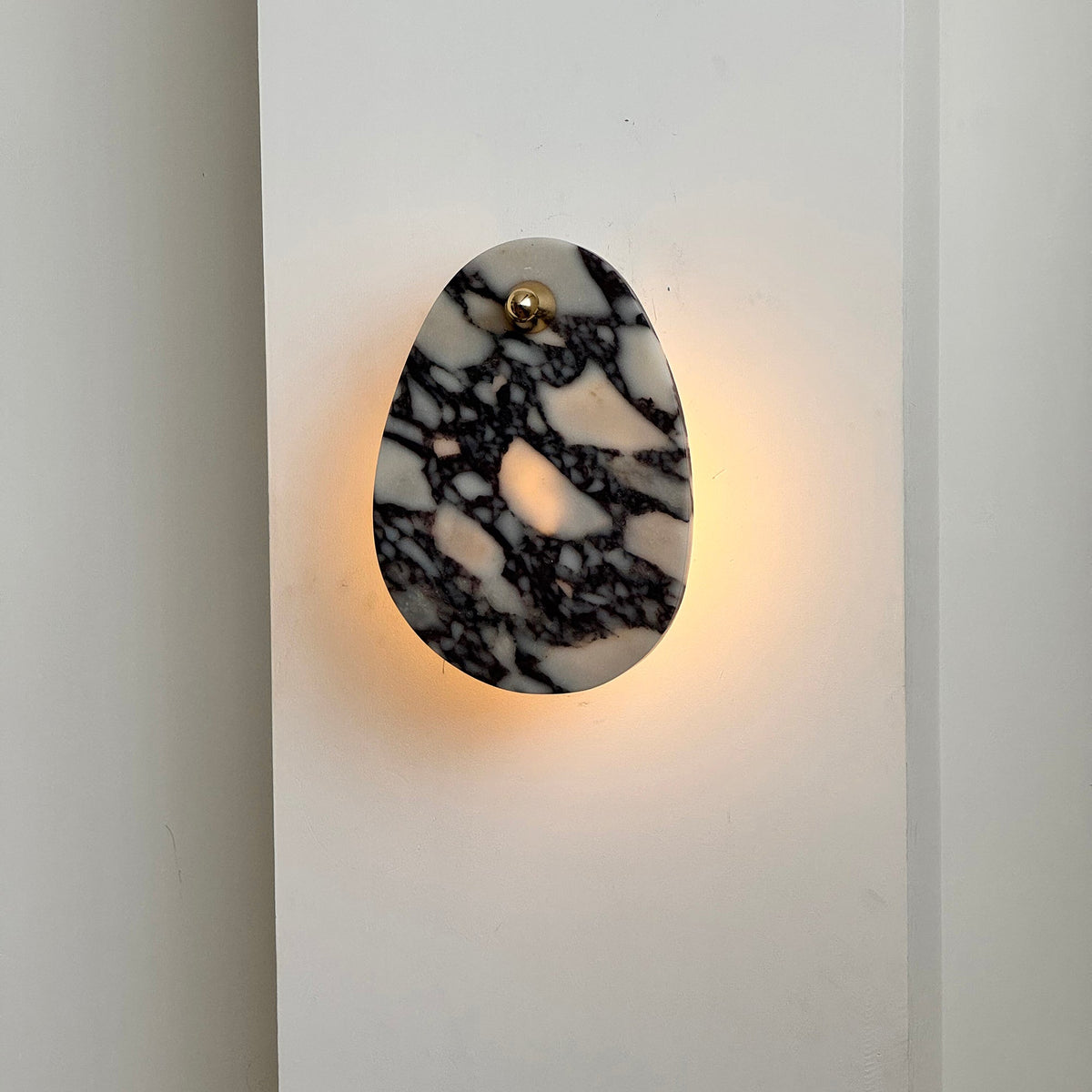 Norduvys Moderne Luxuriouse Métal Marbre Applique Murale - Neutralighting