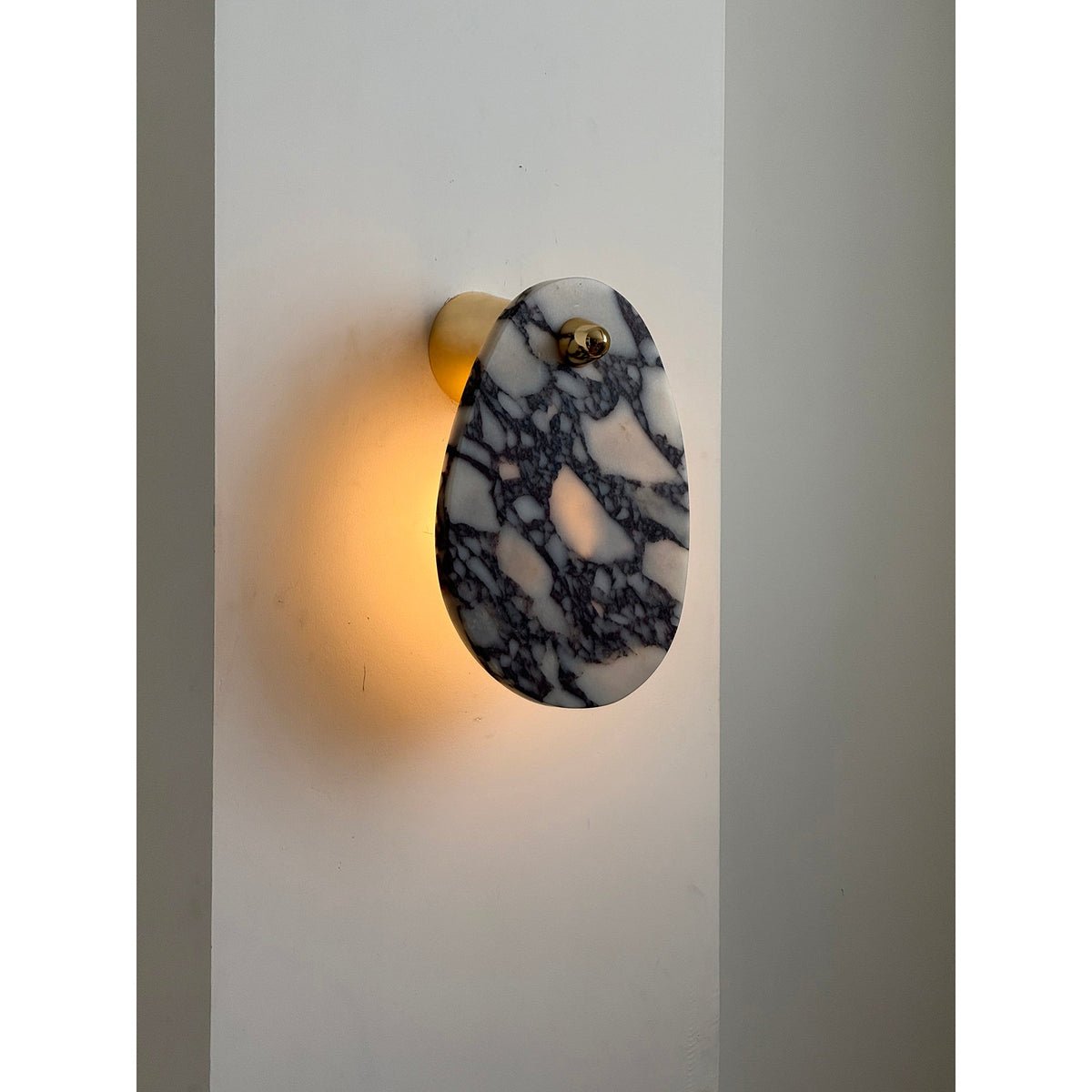 Norduvys Moderne Luxuriouse Métal Marbre Applique Murale - Neutralighting