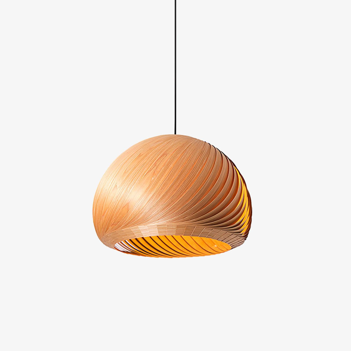 Spiral Lampe Suspension en Bois Vintage - Neutralighting