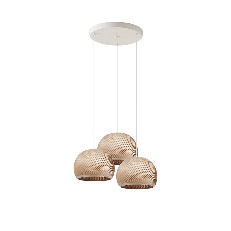 Spiral Lampe Suspension en Bois Vintage - Neutralighting