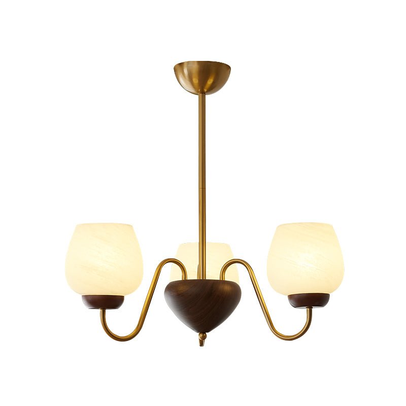 Sytheiel Chandelier Bois Verre Premium Élégance - Neutralighting