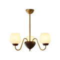 Sytheiel Chandelier Bois Verre Premium Élégance - Neutralighting