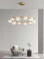 Ostruvys Postmodern Luxe Laiton Albâtre Lustre - Neutralighting