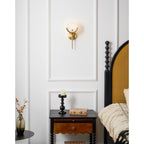 Ljomuvyo Moderne Minimaliste Laiton Albâtre Applique Murale - Neutralighting