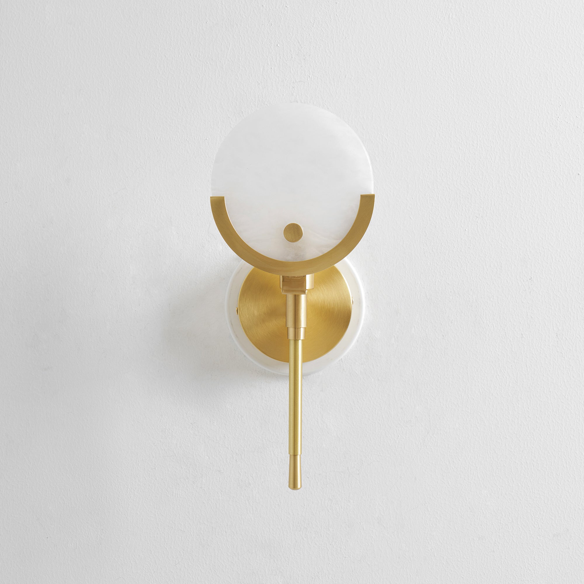 Ljomuvyo Moderne Minimaliste Laiton Albâtre Applique Murale - Neutralighting