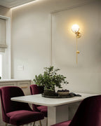 Ljomuvyo Moderne Minimaliste Laiton Albâtre Applique Murale - Neutralighting