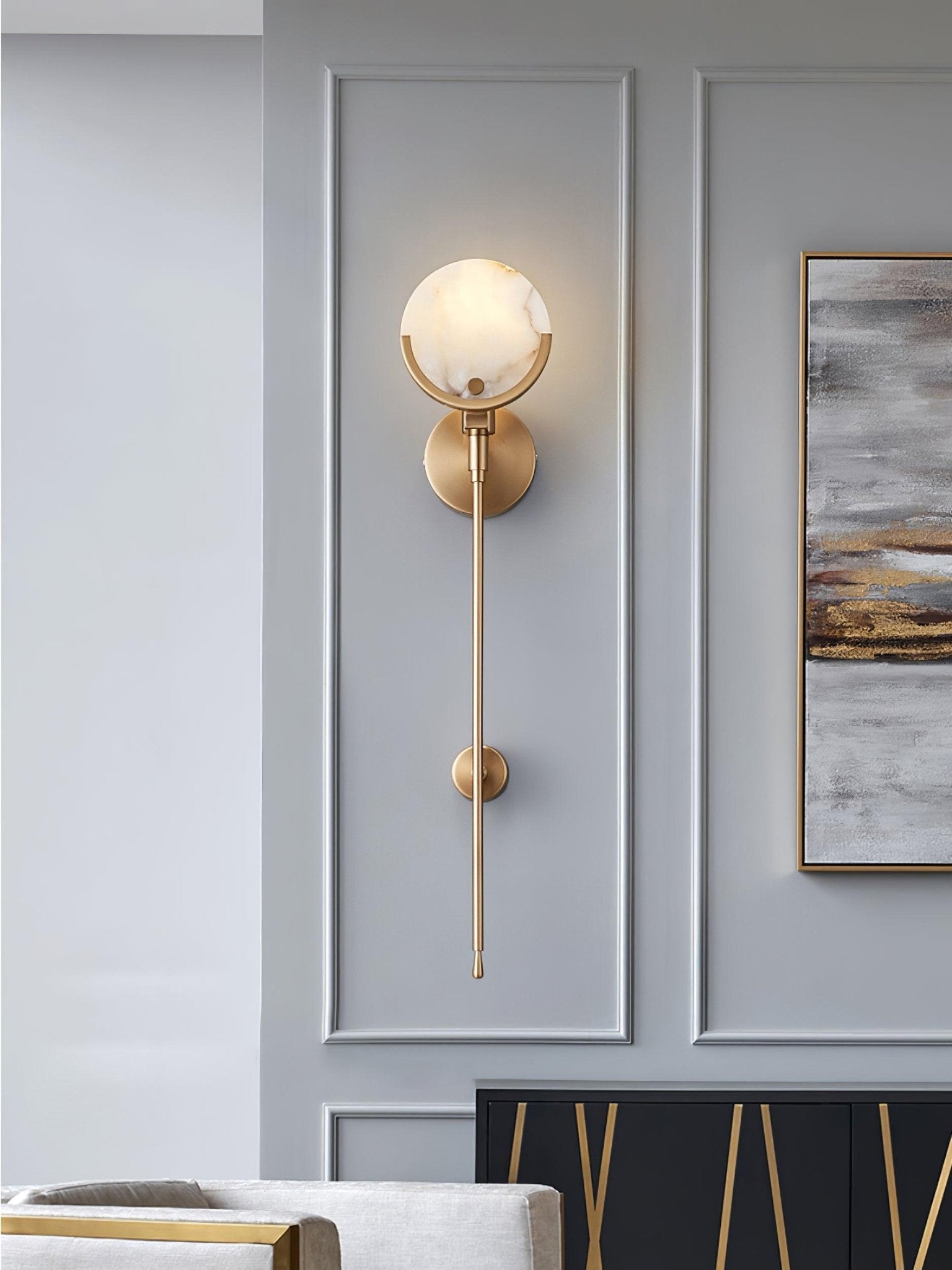 Zavarara Applique Murale Sphère Albâtre - Neutralighting