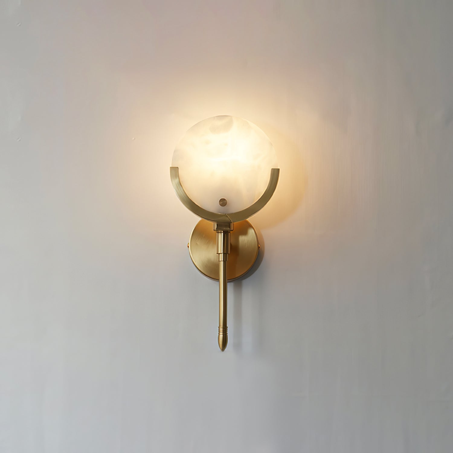 Bravi Applique Murale en Laiton et Albâtre - Neutralighting