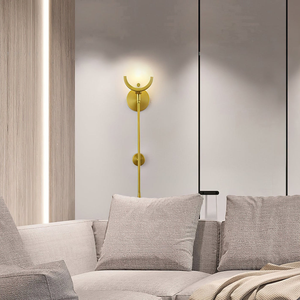 Bravi Applique Murale en Laiton et Albâtre - Neutralighting