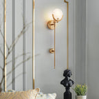 Bravi Applique Murale en Laiton et Albâtre - Neutralighting