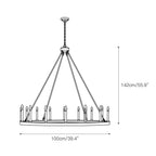 Mjolkuvyo Moderne Minimaliste Métal Lustre - Neutralighting
