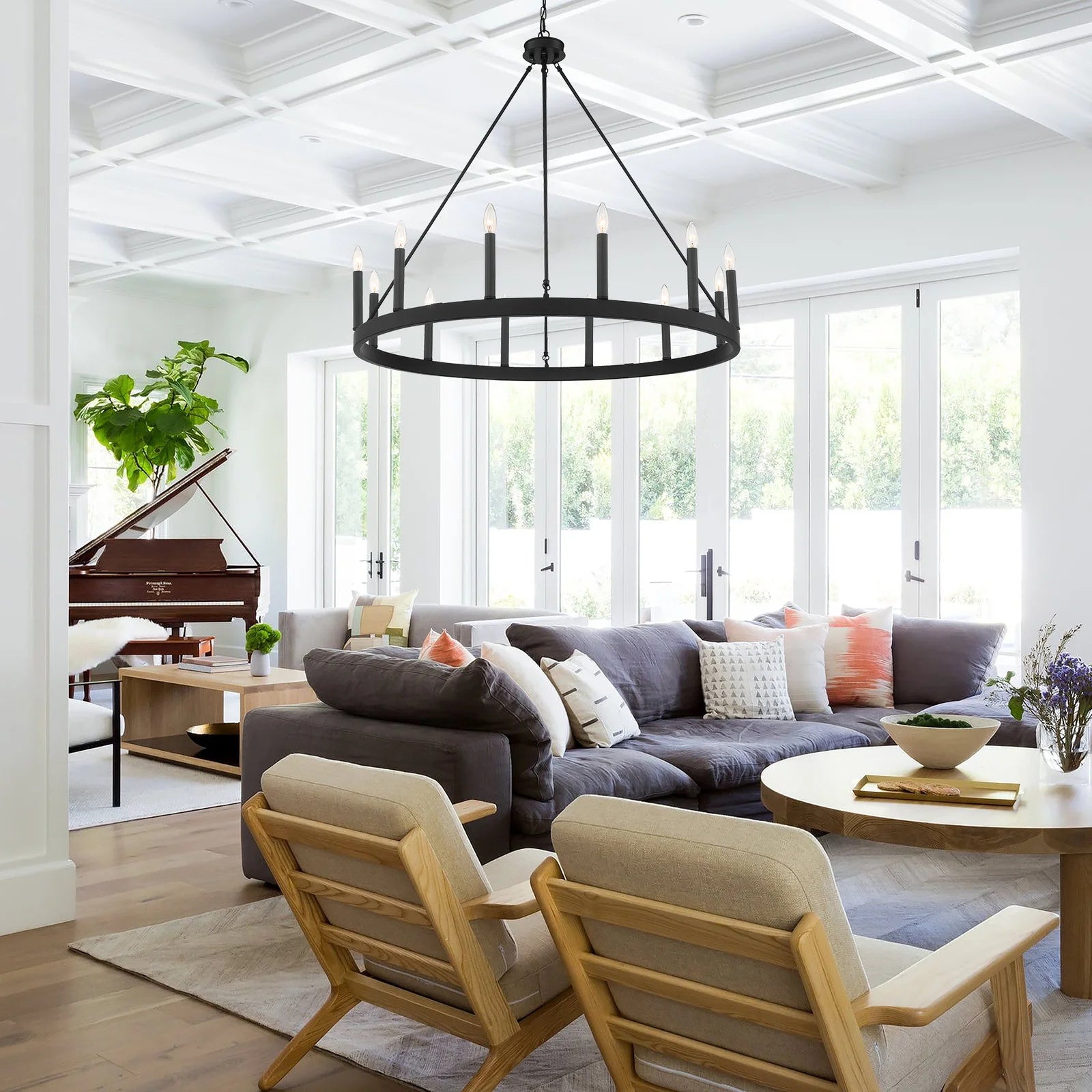 Mjolkuvyo Moderne Minimaliste Métal Lustre - Neutralighting