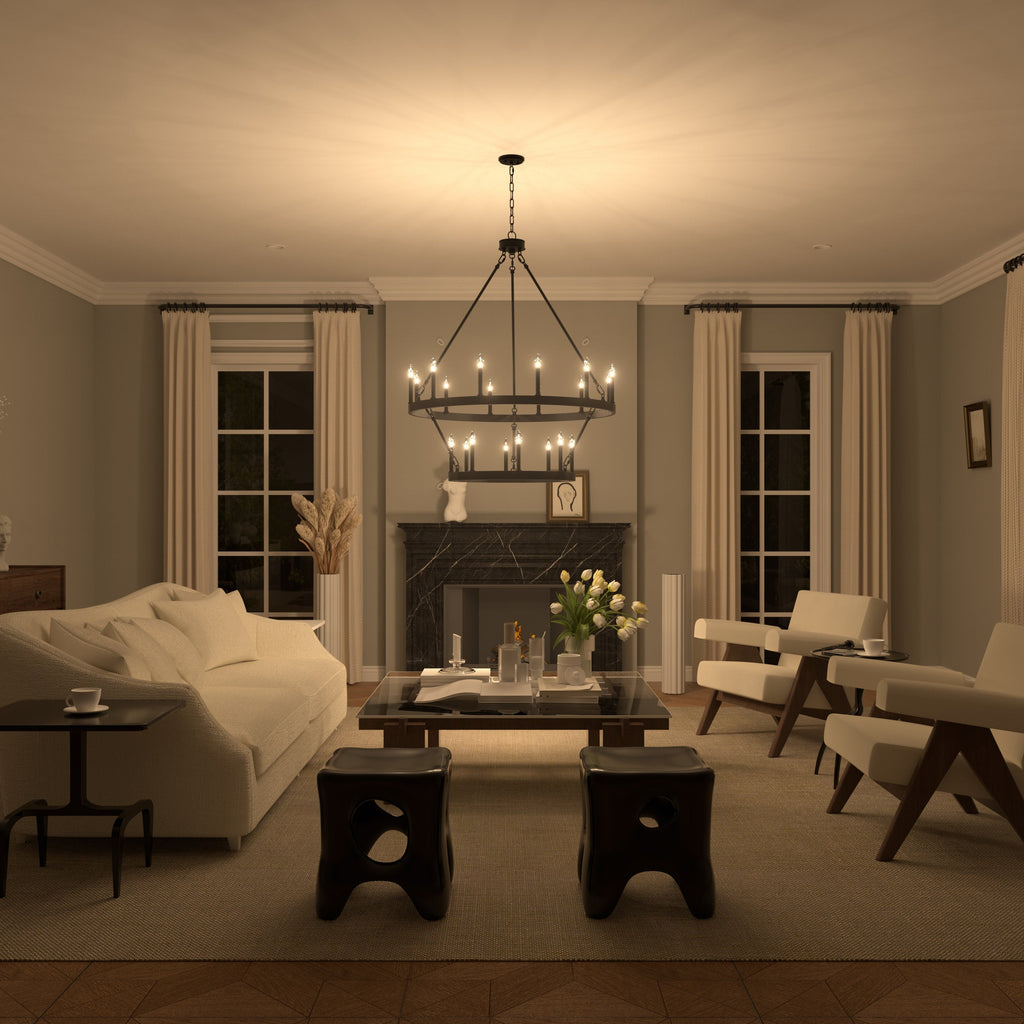 Mjolkuvyo Moderne Minimaliste Métal Lustre - Neutralighting
