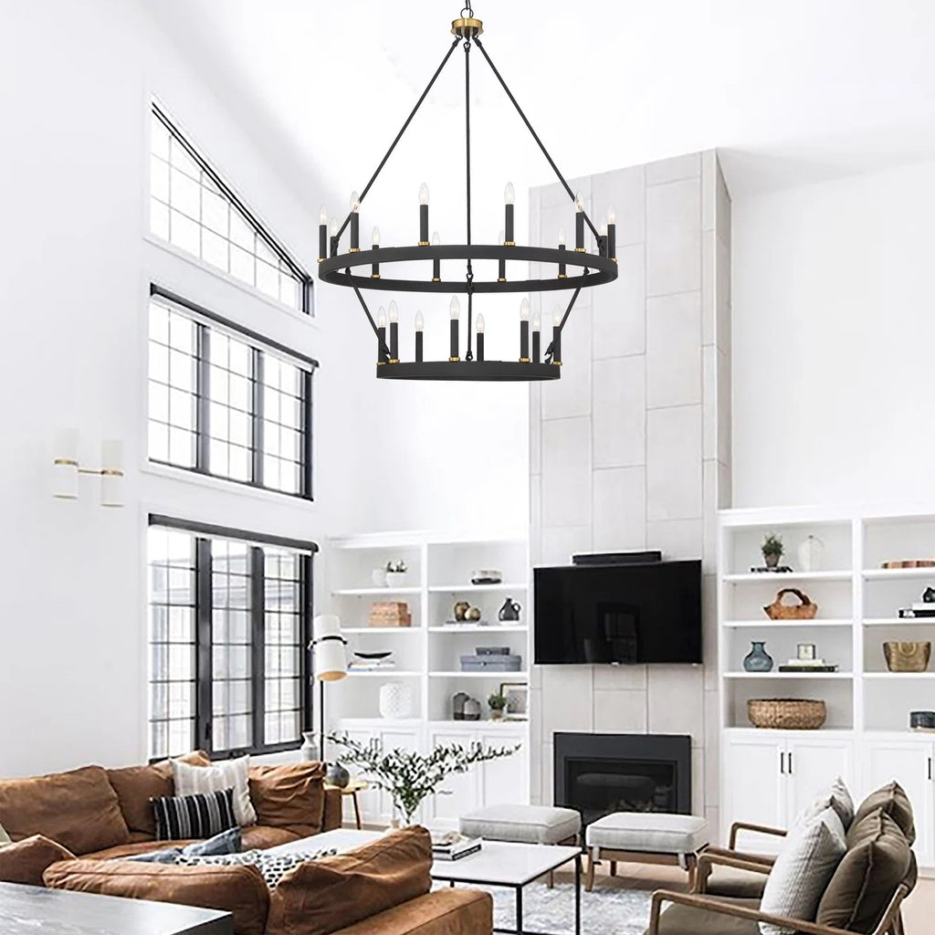 Mjolkuvyo Moderne Minimaliste Métal Lustre - Neutralighting