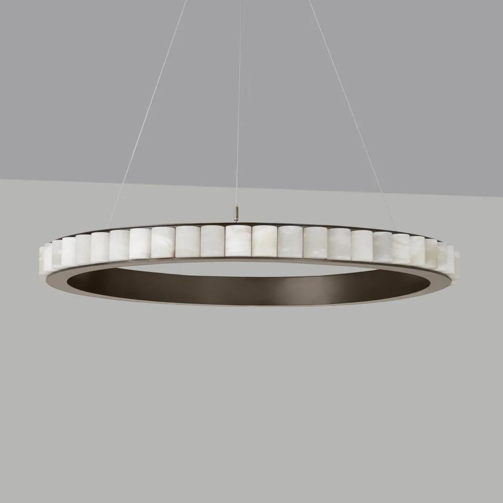 Sifuvyh Postmodern Luxe Inoxydable Albâtre Lustre - Neutralighting