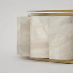 Sifuvyh Postmodern Luxe Inoxydable Albâtre Lustre - Neutralighting