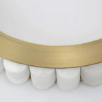 Sifuvyh Postmodern Luxe Inoxydable Albâtre Lustre - Neutralighting