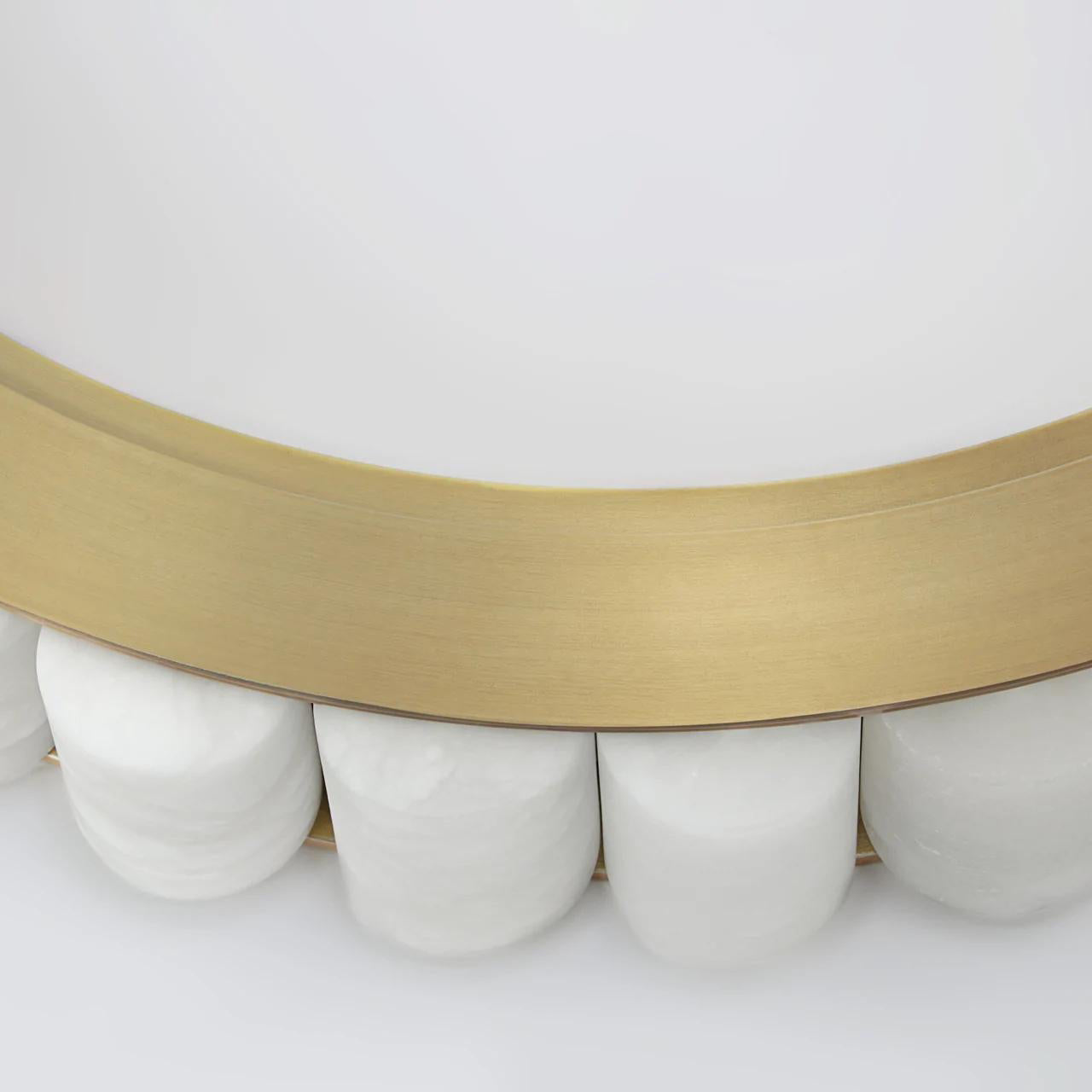 Sifuvyh Postmodern Luxe Inoxydable Albâtre Lustre - Neutralighting