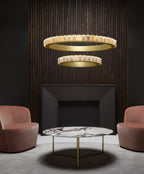 Sifuvyh Postmodern Luxe Inoxydable Albâtre Lustre - Neutralighting