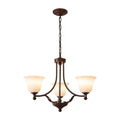 Elorira Chandelier Verre Élégance Traditionnelle Fleur - Neutralighting
