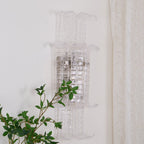 Aurora Applique Murale en Verre de Murano Transparent - Neutralighting