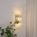 Aurora Applique Murale en Verre de Murano Transparent - Neutralighting