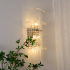 Aurora Applique Murale en Verre de Murano Transparent - Neutralighting