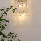 Aurora Applique Murale en Verre de Murano Transparent - Neutralighting