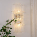 Aurora Applique Murale en Verre de Murano Transparent - Neutralighting