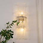 Aurora Applique Murale en Verre de Murano Transparent - Neutralighting