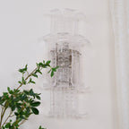 Aurora Applique Murale en Verre de Murano Transparent - Neutralighting