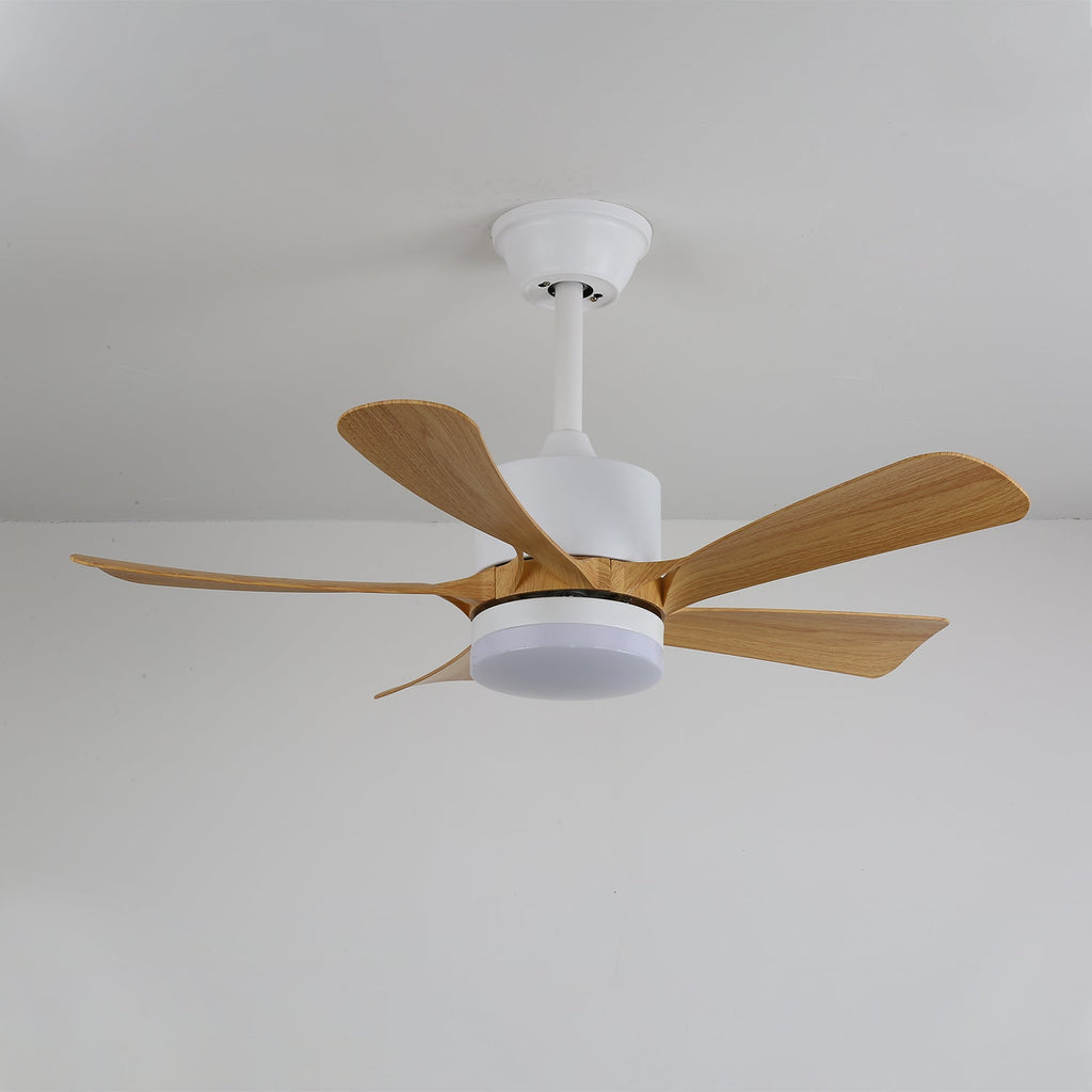 Plafonnier Ventilateur Sylven Moderne en ABS