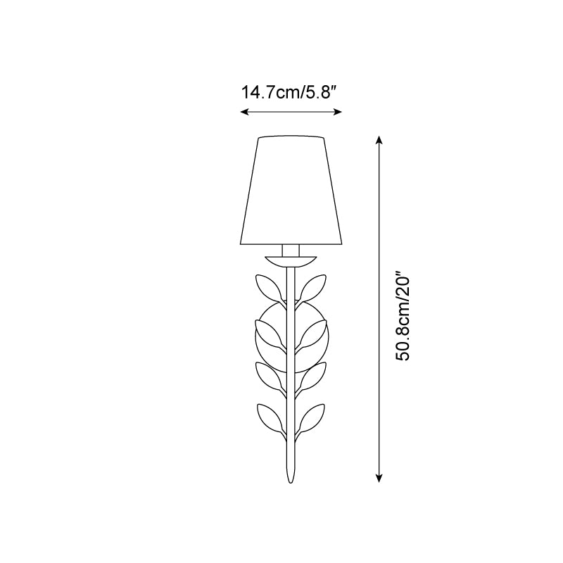 Evoque Applique murale en feuille d'or - Neutralighting