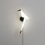Visileth Nordic Art Crane Plug-In Wall Lamp - Neutralighting