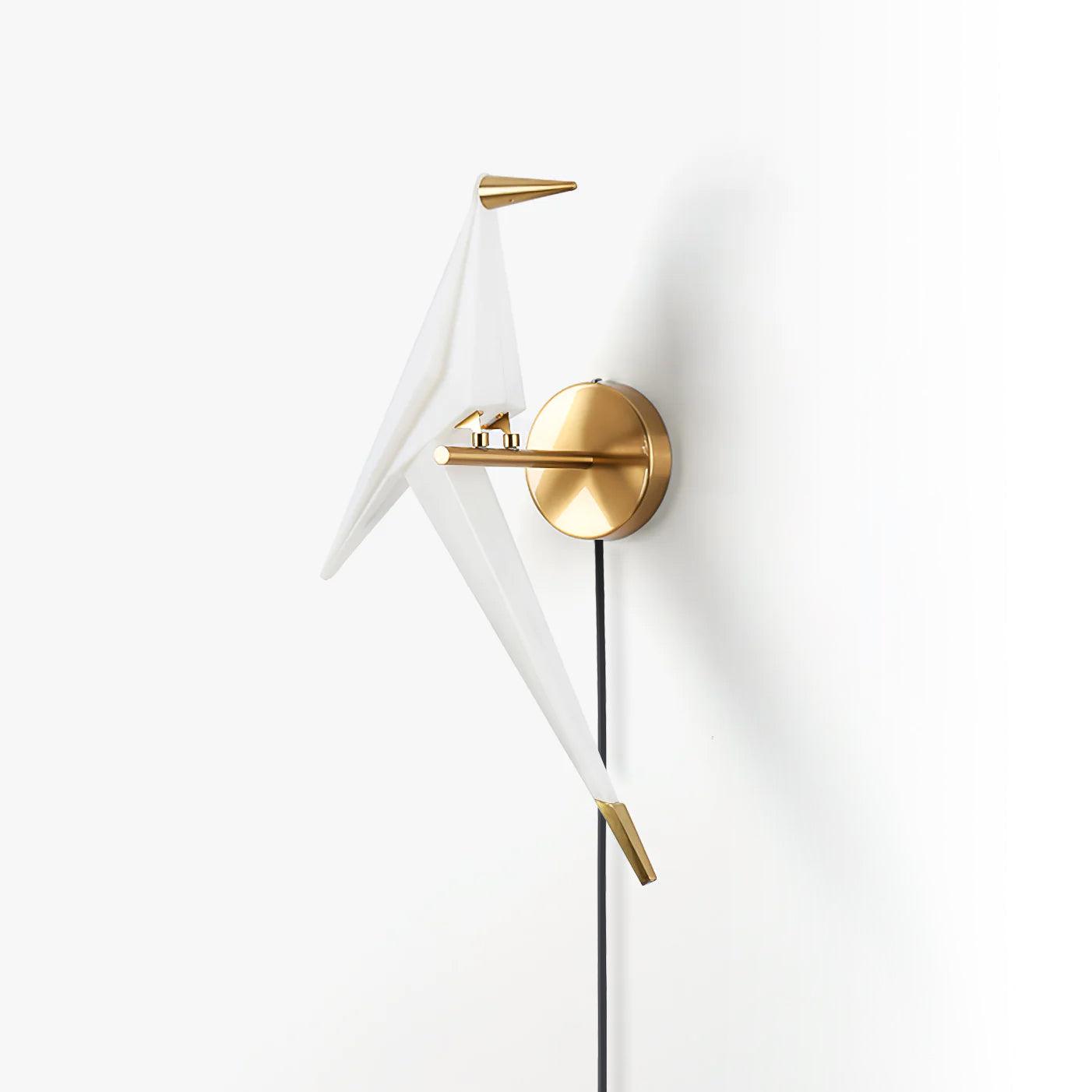 Visileth Nordic Art Crane Plug-In Wall Lamp - Neutralighting