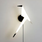 Visileth Nordic Art Crane Plug-In Wall Lamp - Neutralighting