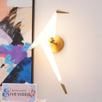 Visileth Nordic Art Crane Plug-In Wall Lamp - Neutralighting