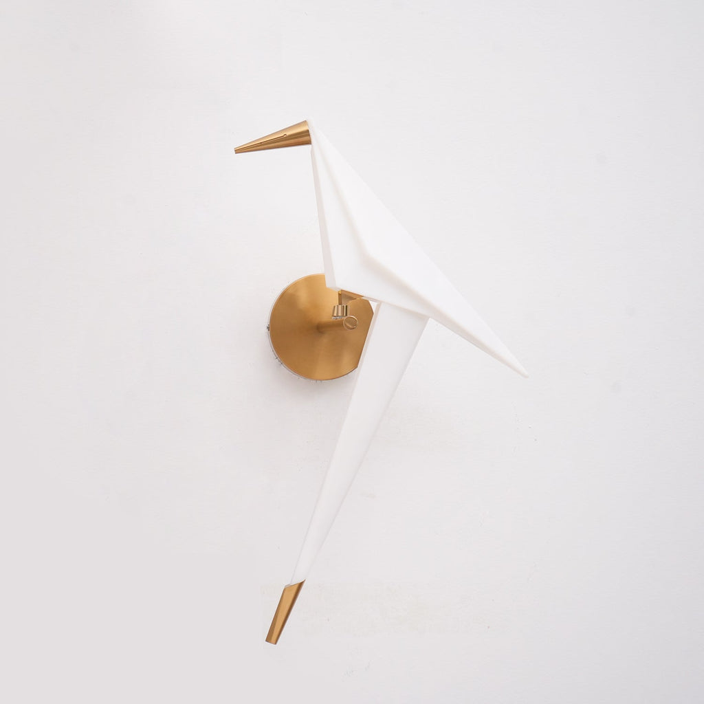 Visileth Nordic Art Crane Plug-In Wall Lamp - Neutralighting