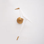 Visileth Nordic Art Crane Plug-In Wall Lamp - Neutralighting