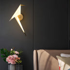 Cunorara Applique Murale Art Nordique Grue en Papier - Neutralighting